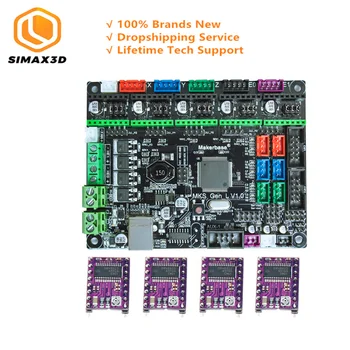 

SIMAX3D 3D printer board MKS Gen L controller compatible kit with Ramps1.4/Mega2560 R3 support A4988/TMC2208/2209TMC2100 drivers