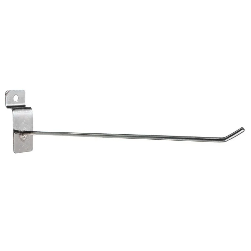 200mm ELEG-25 x Slatwall одиночный крюк контактный магазин дисплей фитинг зубец вешалка - Цвет: 200mm