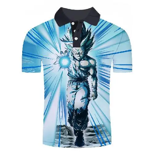 polo-298 Новая одежда Dragon Ball Z 3d печатных поло мужские рубашки поло модные поло para hombre повседневные camiseta мужские Топы И Футболки - Цвет: polo-298