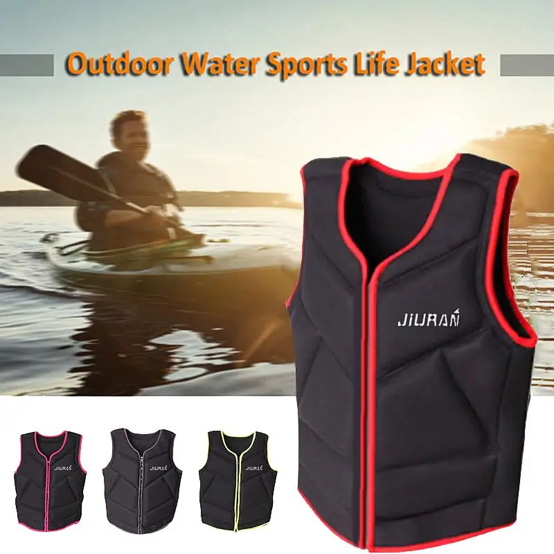 Adults Kids Life Jacket Swimming Fishing Floating Kayak Vests Aid B0K1 W5S6 