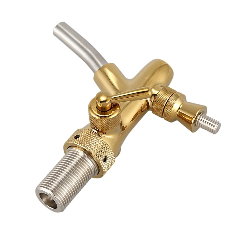  Draft Beer Faucet G5/8 Adjustable Faucet Beer Barrel Faucet with Dust Plug Homemade Beer Tools