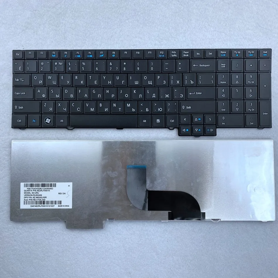 Русская клавиатура для ноутбука Acer TravelMate 5760 TM5760 5760G 5760Z 5760ZG TM6595 8573 TM6495T 7750 6595 6495 Ru |