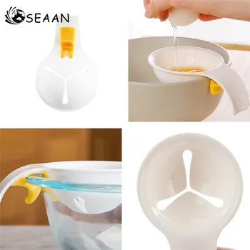 

Portable Egg White Separator Egg Yolk Filter Kitchen Cooking Gadgets Making Bake Cakes Tool Egg Yolk Split Divider Clip