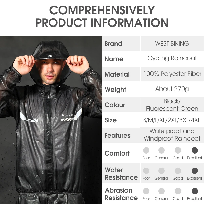 レディースファッション Mens Cycling Running Rain Jacket Lightweight Waterproof Biking Hiking Windb Amazon.com : Men's Cycling Rain Jackets Waterproof Running