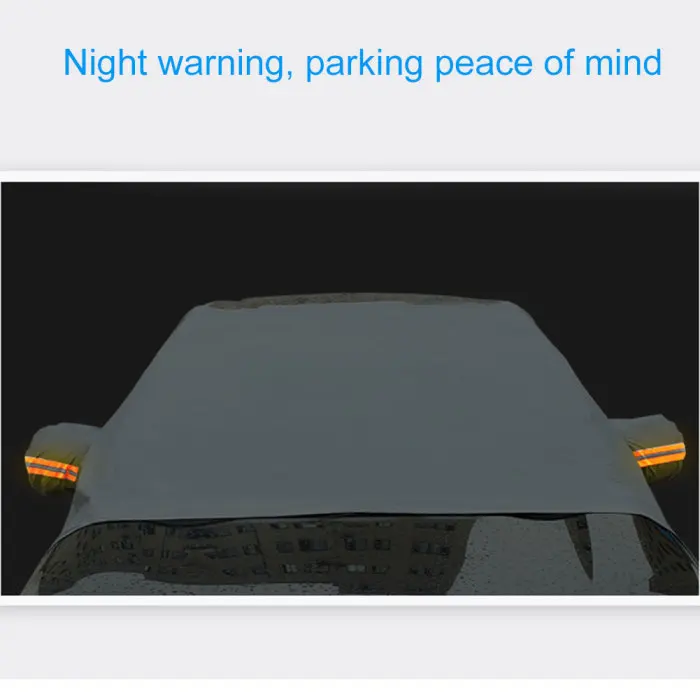 Автомобильный Снежный чехол для лобового стекла автомобиля Снежный чехол Защита от мороза защита от ветра для автомобилей Защита от солнца водонепроницаемый NJ88