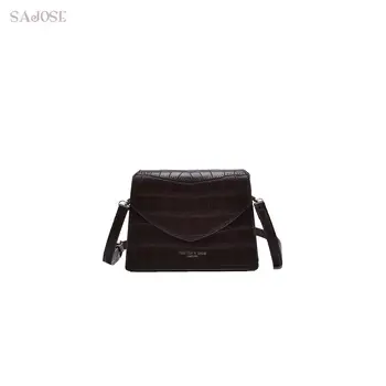 

Bag Solid Messenger Handbag Handbags Crossbody Vintage Girl Stoneware Shoulder Lady Women Famale Leather Casual Bags For Women