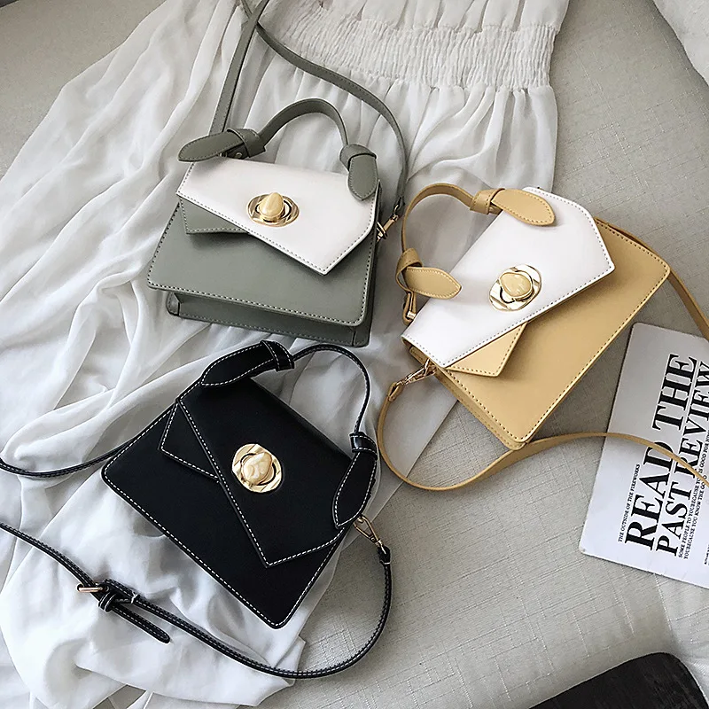 

2019 New Style Trend WOMEN'S Bag Europe And America Fashion Multi-color Pu Shoulder Cross-body WOMEN'S Bag Ensheathe Small Squar