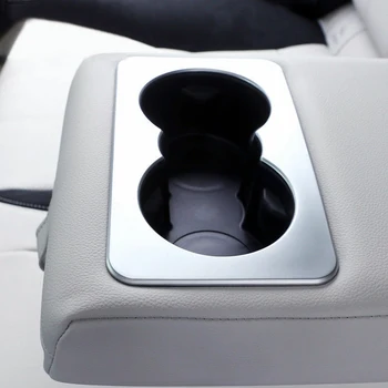 

Car Water Cup Trim Auto Interior Silver Decor Sticker Cover Waterproof