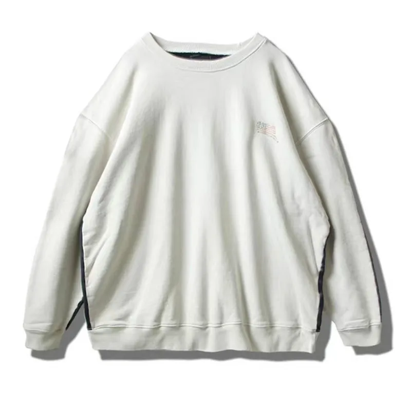 

New Kapital Big Bonept Sweatshirts Men Women Crewneck Loose Embroidery Kapital Sweatshirt Pullover