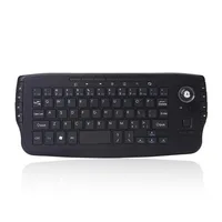 Mini 2,4G Wilreless Tastatur Trackball Tastatur für Laptop PC Tragbare multi-funktion Trackball Air Maus Wilreless Tastatur