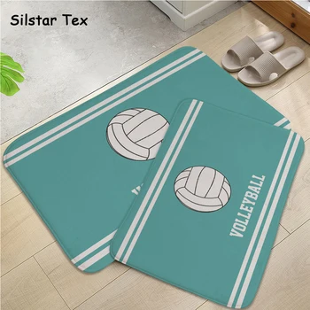 

Silstar Tex Ball-style Room Carpets Basketball Baseball Sports Bath Mat Absorbent Non-slip In The Hallway Balcony