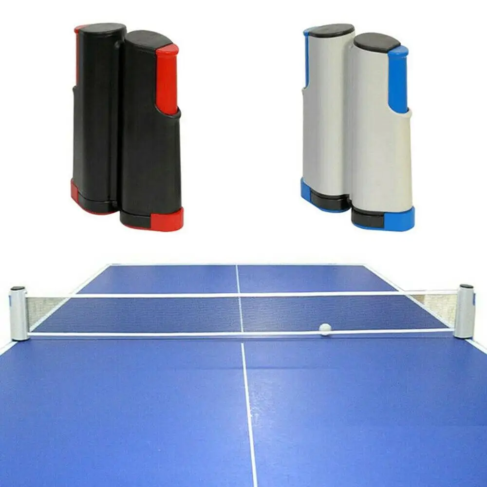 

Retractable Table Tennis Ping Pong Portable Net Rack Neutral Pe Plastic Material Indoor Games Replacement Set