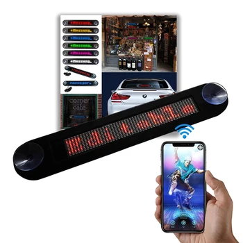 

Upgraded Car Mini Super Slim LED Programmable Message Sign Scrolling Display Board