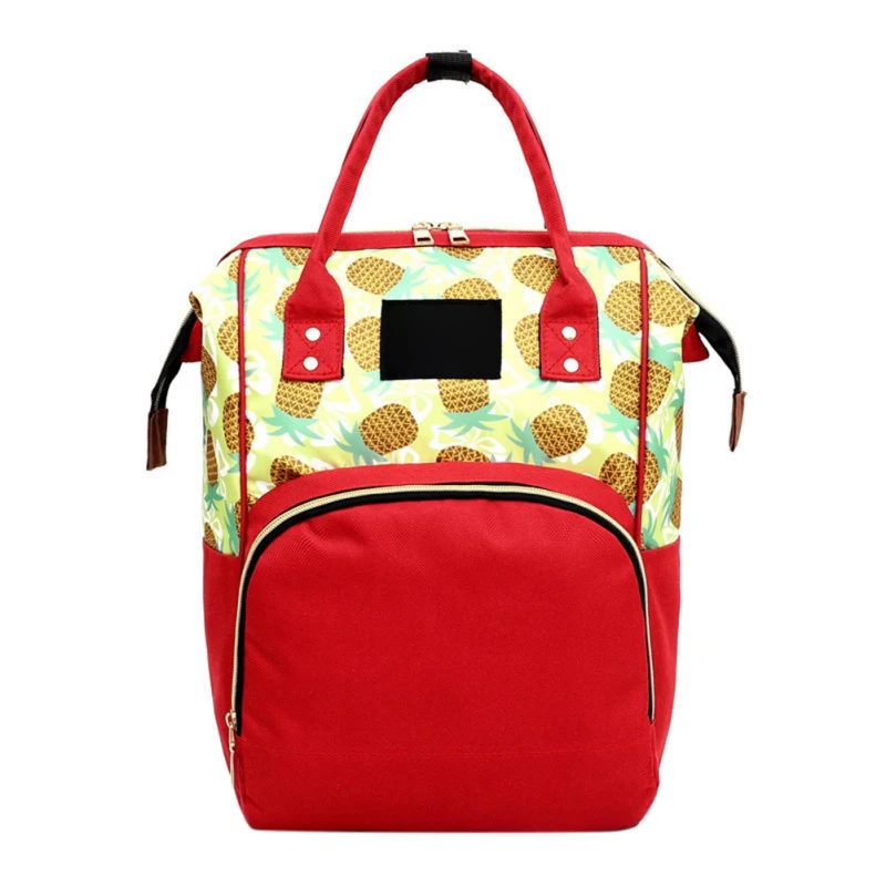 Дорожная модная сумка для подгузников для мам, Большой Вместительный водонепроницаемый рюкзак, многофункциональный рюкзак, сумка для кормления - Цвет: Бургундия