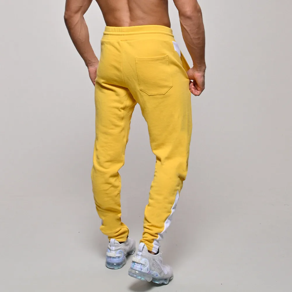 Autumn Joggers Sweatpants Men Casual Pants Gym Fitness Cotton Sportswear Slim Trousers Male Bodybuilding Training Trackpants cotton track pants