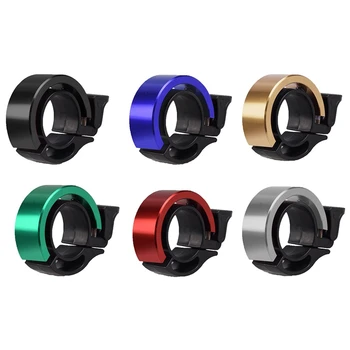 

Bicycle Bell New Q-Type Aluminum Alloy Bicycle Bell For Mtb Cycling Alloy 90Db Horn Bike Bell Cycling Handlebar Alarm Ring