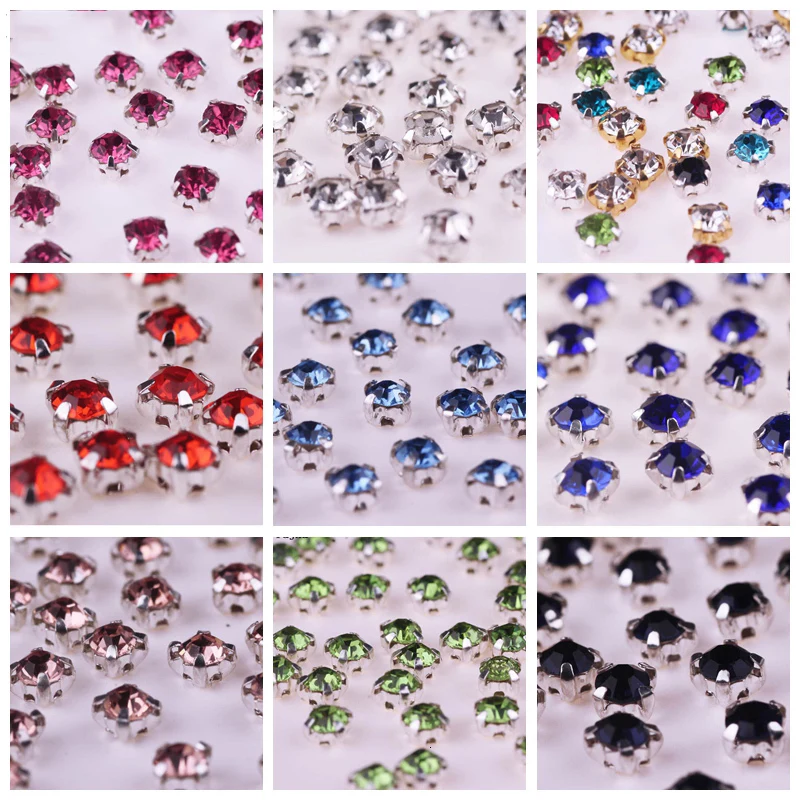 Pulaqi SS16 пришитые Стразы с аппликацией для одежды платья стеклянные стразы