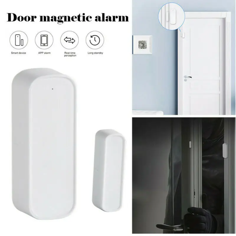 

Wireless Smart Wifi Door Window Magnetic Sensor Gap Contact Sensor Security Alarm Device Magnetic APP Alarm High Sensitivity