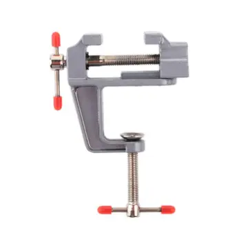 

2PCS Mini Table Clamp Small Bench Vice New upgraded cast iron manufacturing Jewelers Hobby Clamps Craft Repair Tool Portable