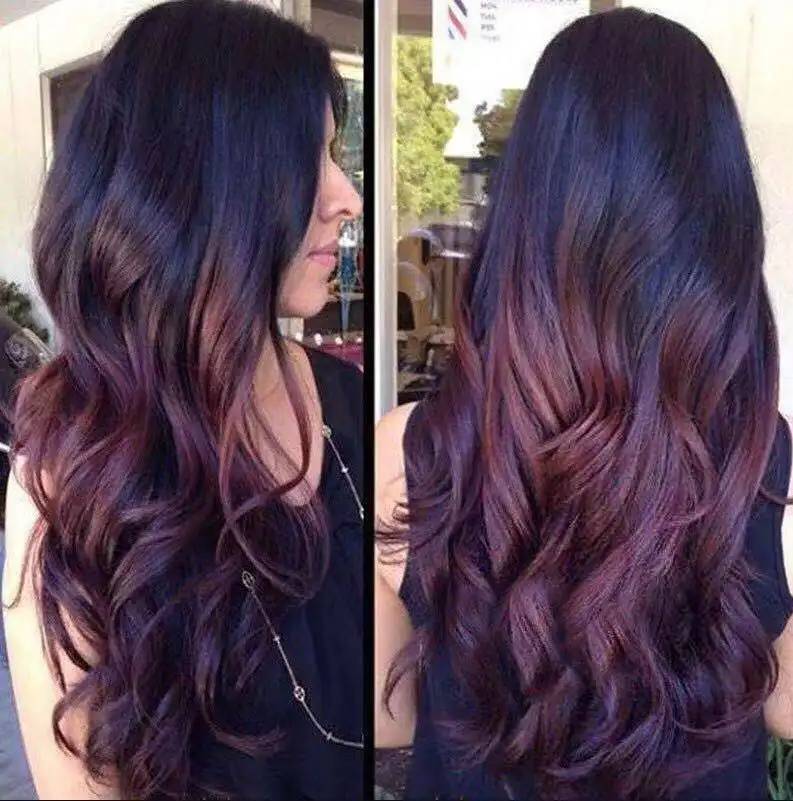 

Synthetic Lace Front Wig Long Red Wine Wigs For Women Wave Hair Female Peruca Curly Copper