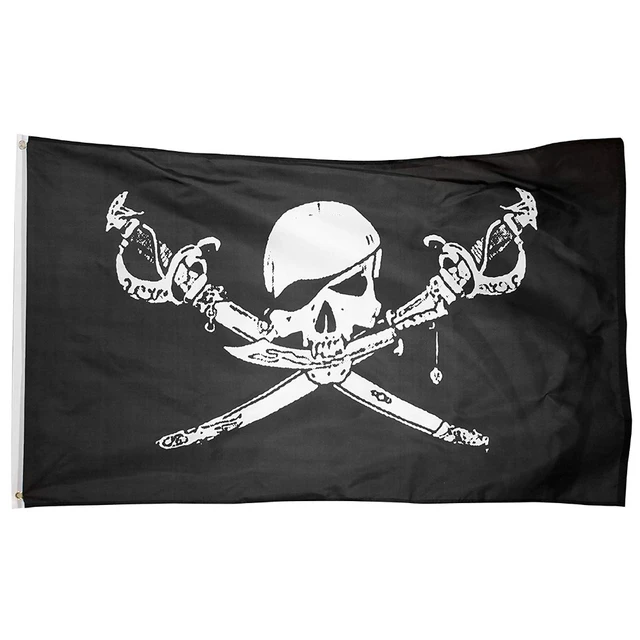 FLAGHUB 60X90 90X150cm Jolly Roger Skull Cross Bones Pirate Brethren The  Coast Flag For Decoration - AliExpress