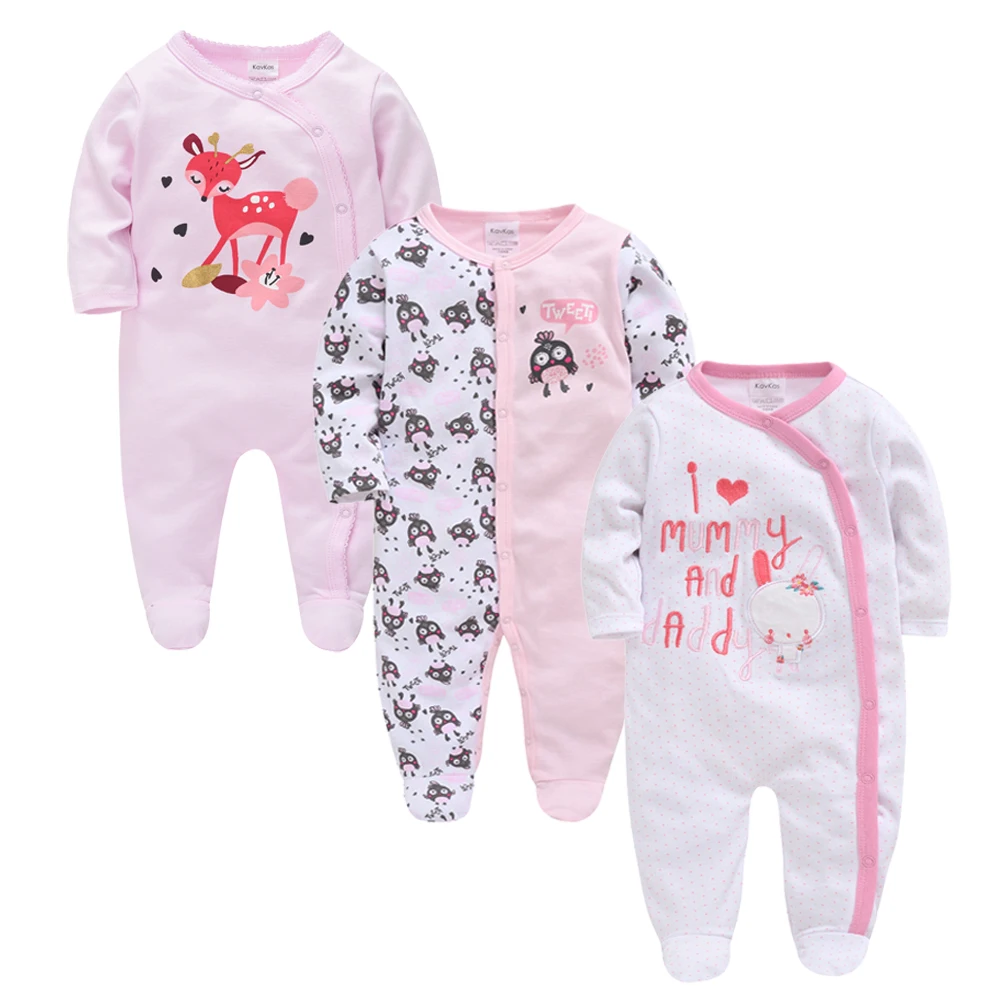 Jumpsuit Rompers Boys Clothes Long-Sleeve Roupa-De-Bebe Newborn Baby-Girls Summer Autumn