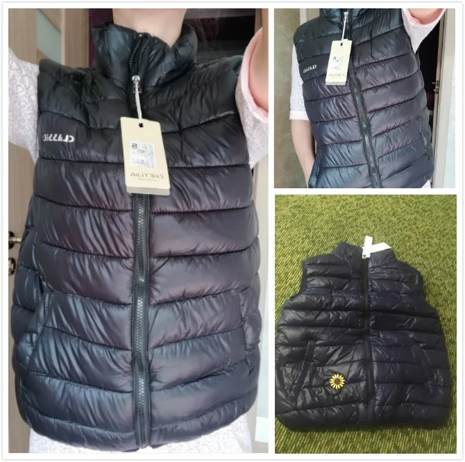 ralph lauren puffer jacket Lusumily Winter Vest Women Waistcoat Jacket Plus Size 4XL 5XL 6XL Thermal Vest For Female Casual Loose Warm Sleeveless Waistcoat long down coat womens