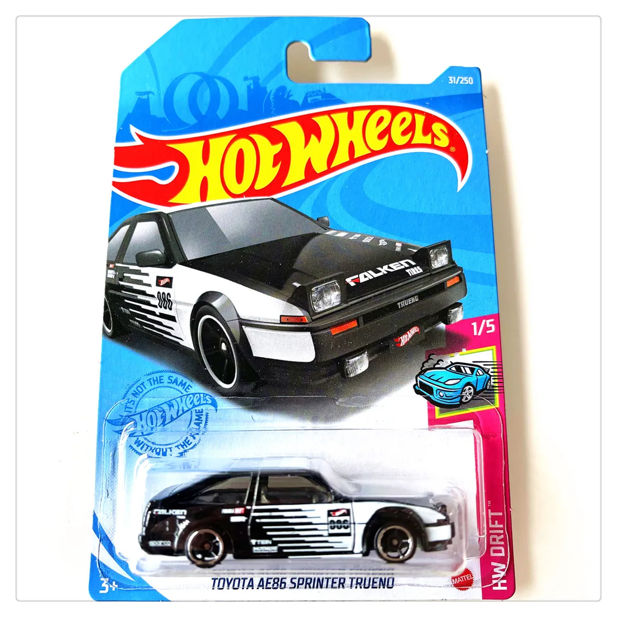 Маленькая спортивная машина Hotwheels 2021FA из сплава модель AE86 SPRINTER игрушки для детей