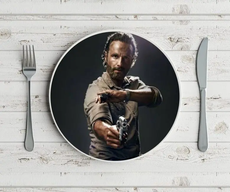Plate walking dead No. 17 |