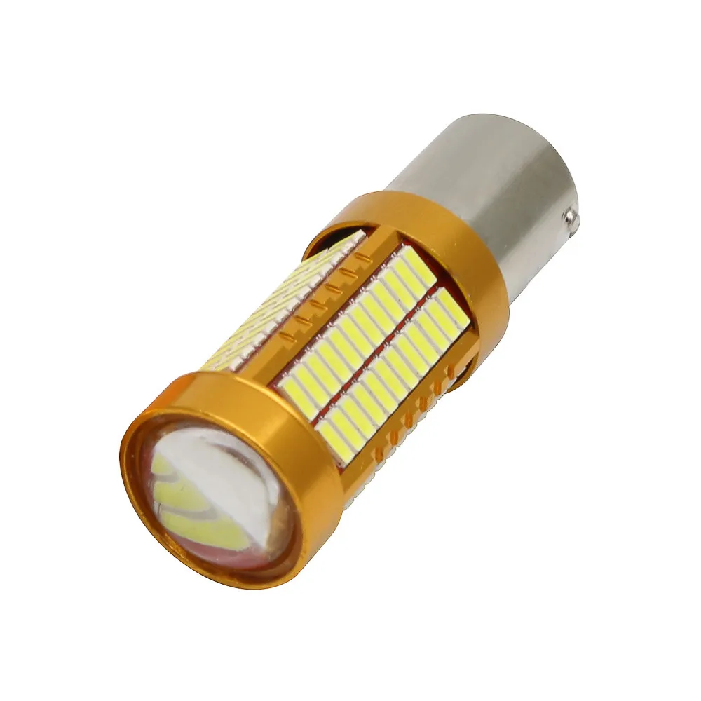 Светодиодный задний светильник s 2X1156 BA15S 4014 106SMD P21W Белый светодиодный тормозной задний светильник DC 12V 750LM автомобильные аксессуары# Ger