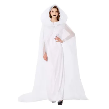

2019 New Long Dress And Cloak Halloween Phantom Costume Woman Anime Costume Ghost Bride Costume For masquerade Fancy Dress
