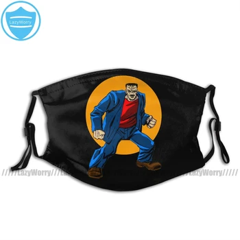 

Frankenstein Mouth Face Mask Dick Briefer's Frankenstein Facial Mask Fashion Funny with 2 Filters for Adult