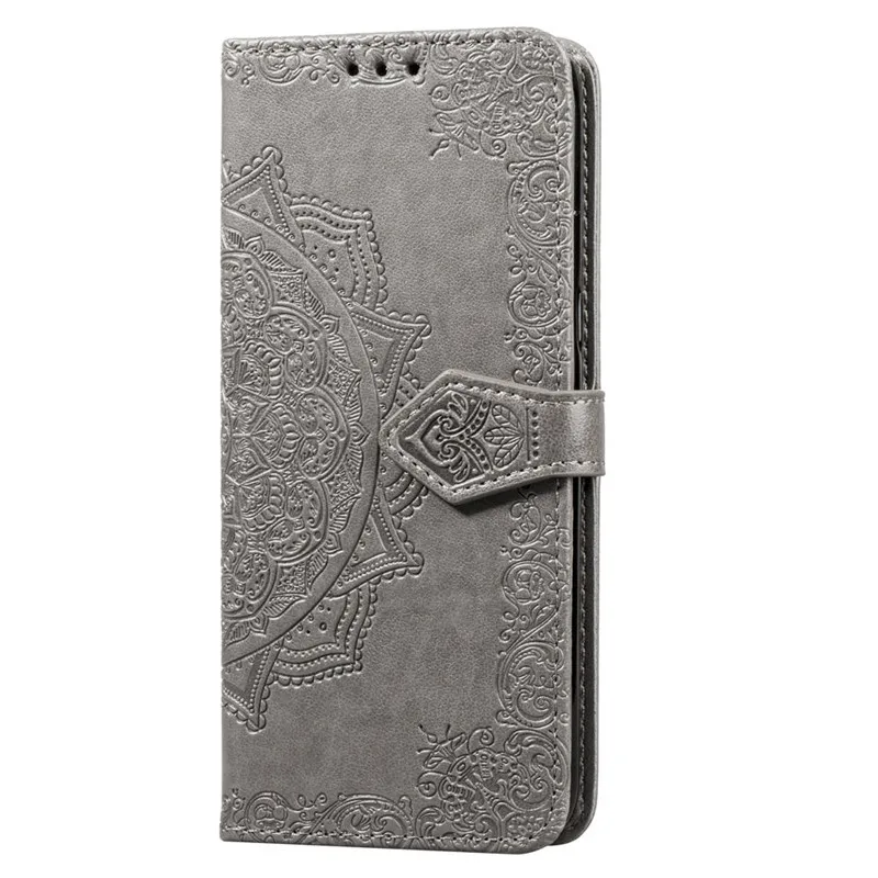 Мандала кожаный чехол-книжка с бумажником для samsung Galaxy A10 A50 A40 A30 A70 A20 S10 E S9 S8 J3 J5 J7 J1 J6 J4 A6 плюс