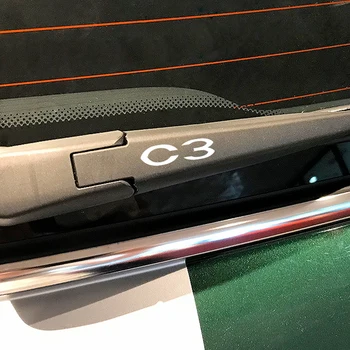 

For Citroen C3 4PCS Sport Styling Car Window Wiper Stickers Waterproof Product Auto DIY Decoration Decal Car Tuning Accessories