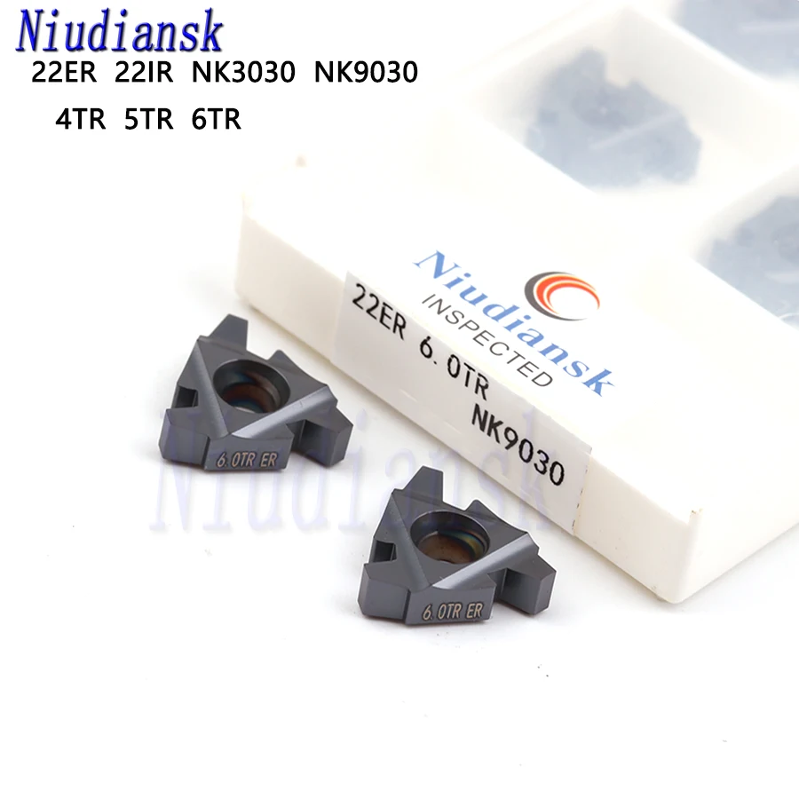 22ER 4.0TR NK9030 5.0TR 6.0TR NK3030 Высококачественная карбидная Резьбовая вставка токарный
