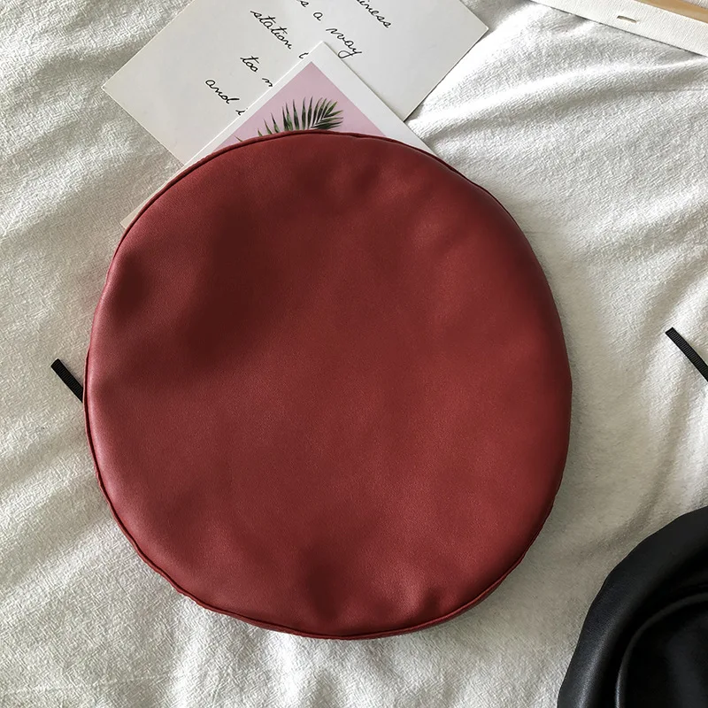 autumn and winter new beret female Korean version of the solid color wild painter hat