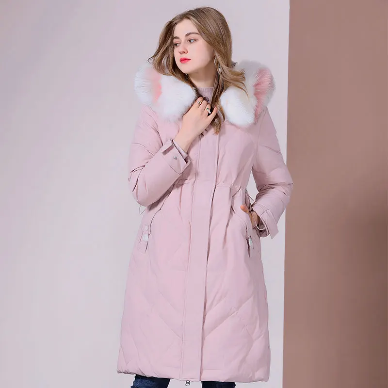 

Women Coat Winter Down Coat Jacket Women Clothes Outwear Mid-length Thick Loose-Fit Coat New Style Thickened Clothes