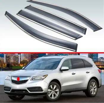 

For Acura MDX (YD3) 2014-2019 Plastic Exterior Visor Vent Shades Window Sun Rain Guard Deflector 4pcs
