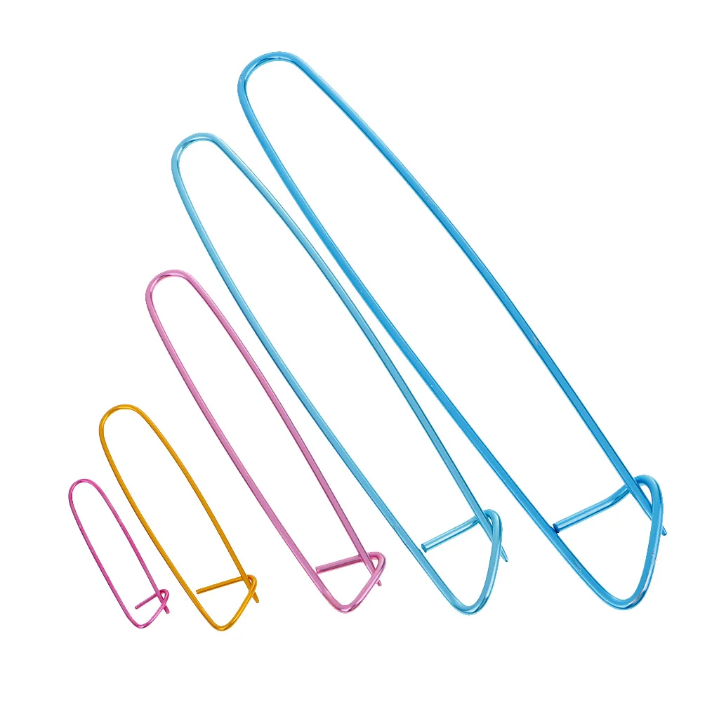5 Pieces Knitting Crochet Hook Needles Pins Stitch Holder Craft Weaving DIY Tool