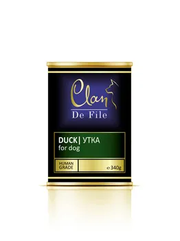 

Clan De file dog canned food 340g duck 12 PCs