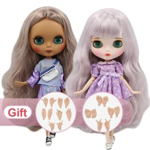 Dbs bjd fábrica gelada blyth boneca nu 30cm personalizado boneca 1/6 com corpo conjunto conjuntos de mão ab como presente preço especial(China)