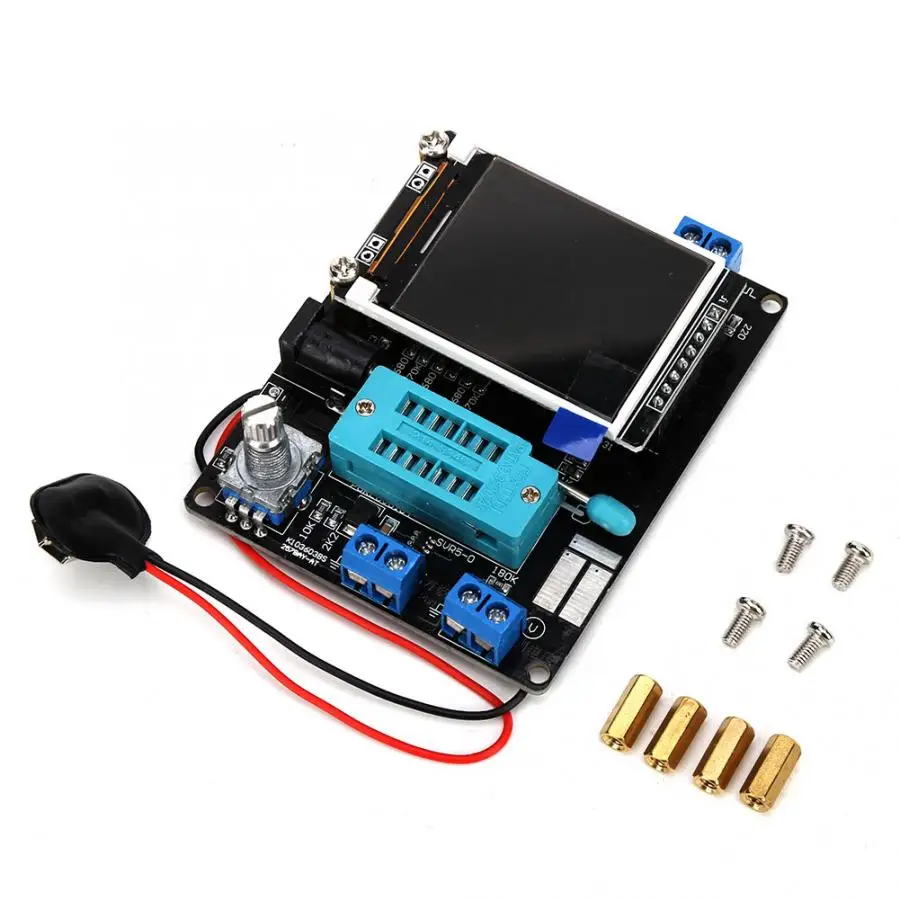 English/Russian GM328A LCD Transistor Tester Diode Capacitance ESR Voltage Frequency Meter PWM Square Wave Signal Generator | Инструменты