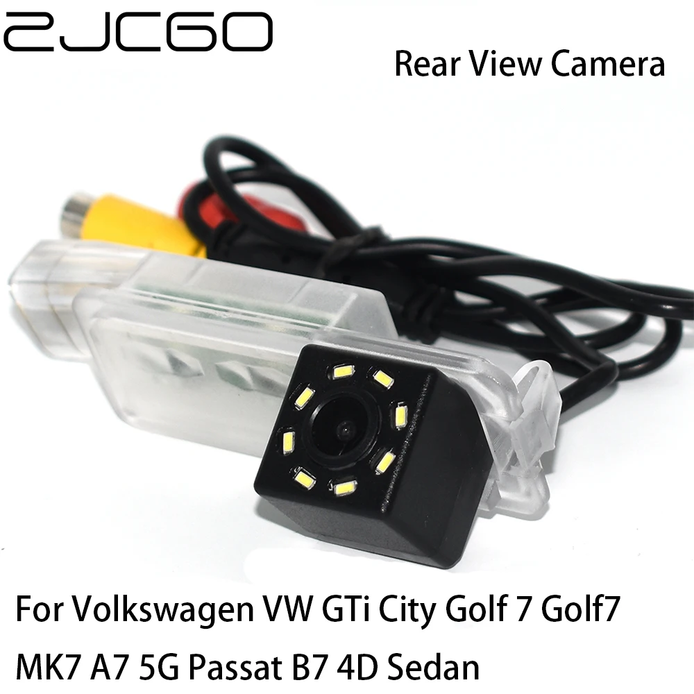 ZJCGO CCD HD камера заднего вида парковочная для Volkswagen VW GTi City Golf 7 Golf7 MK7 A7 Passat B7 4D