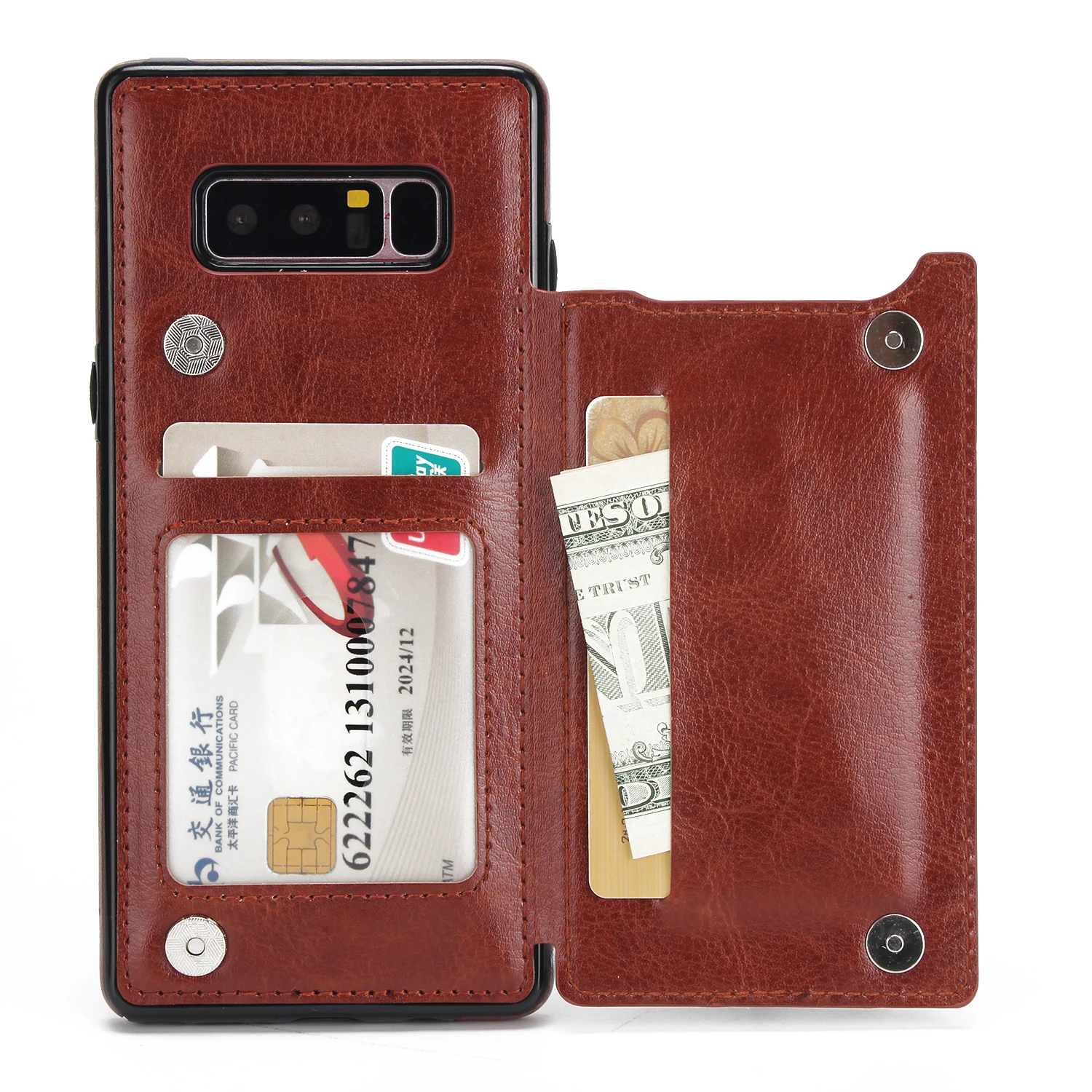 Роскошный чехол-кошелек для samsung S10E S8 S9 Plus S7 Edge, кожаный задний стоячий чехол со слотом для карты для Galaxy Note 10 Plus 8 9, чехол для телефона