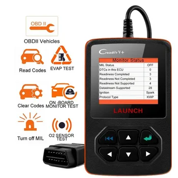 

Hot Automotive Scanner Portable Universal Multi Language DIY OBD2 Code Reader Engine LCD Display Fault Mini Repair Diagnostic To