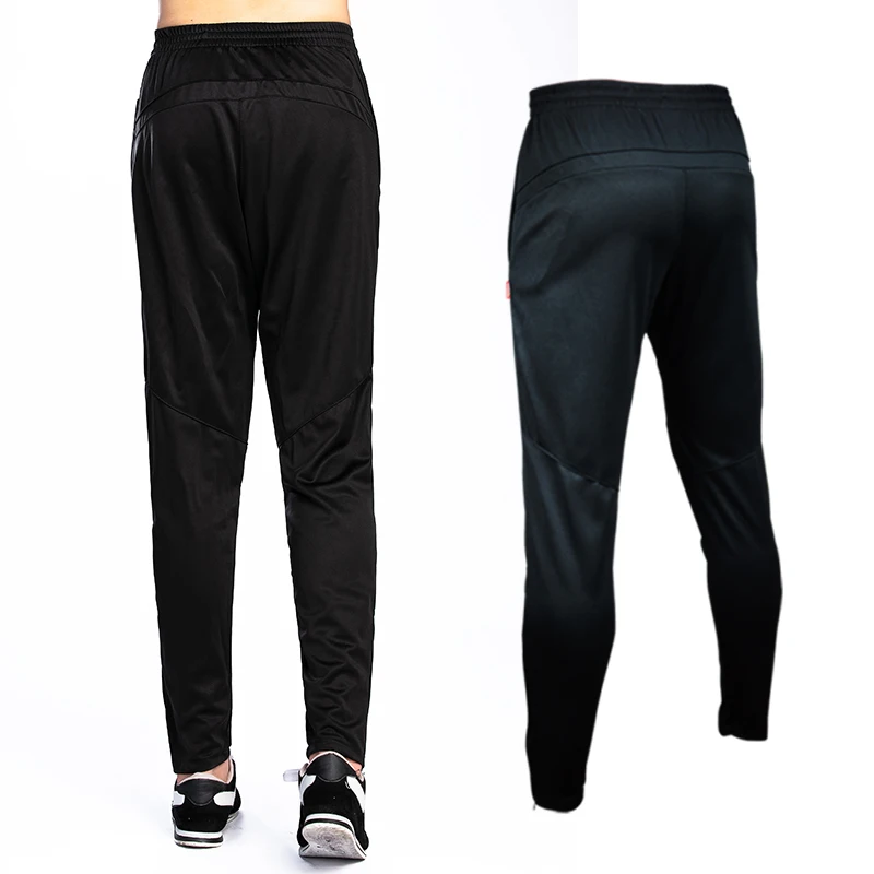 Running Pants Soccer Pants Football Jogging Pants Men Breathable Sport Sweatpants Zip Pocket Training Pants Gym Workout Soccer Running Trousers