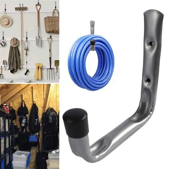 

Utility Wall Mounted With Protection Lids Carbon Steel Durable Garden Tool Hanger Universal Organizer Storage Garage Hooks Home