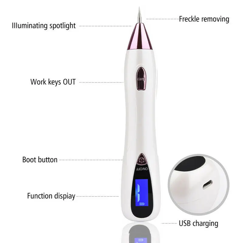 Plasma Pen Eyelid Lift LCD Fibroblast Wrinkle Spot Tattoo Mole Removal Plasma Pen for Face Skin Lift Beauty Care Machine