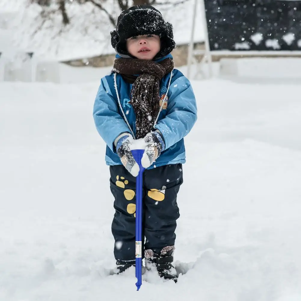Long Snowball Thrower Stick Plastic Snowball Launcher For Kids Winter Outdoor Snow Ball Fight Games Boys And Girls (Random Colo