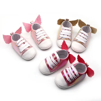 

2019 Brand New born Infant Kid Baby Girl Butterfly Shoes Cute Princess Shoes With Wings Fashion New born First Walkers 0-18M